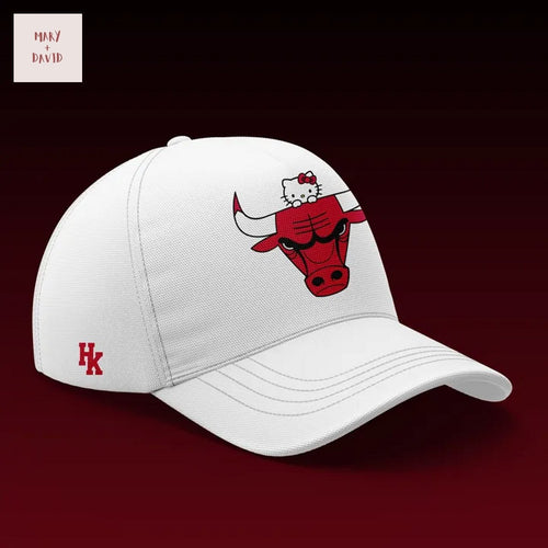 Chicago Bulls x Hello Kitty 2026 White Cap
