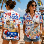 Chill Premium Fourth of July Hawaiian Shirt