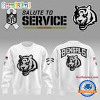 Cincinnati Bengals 2024 NFL New Design White Hoodie T-Shirt