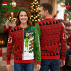 Cincinnati Bengals Grinch And Max Ugly Christmas Sweater