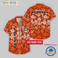 Cincinnati Bengals Night Flower Pattern Personalized Name Hawaii Shirt