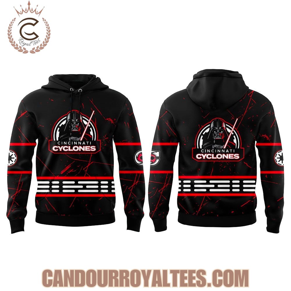 Cincinnati Cyclones Star Wars Night Darth Vader Hoodie