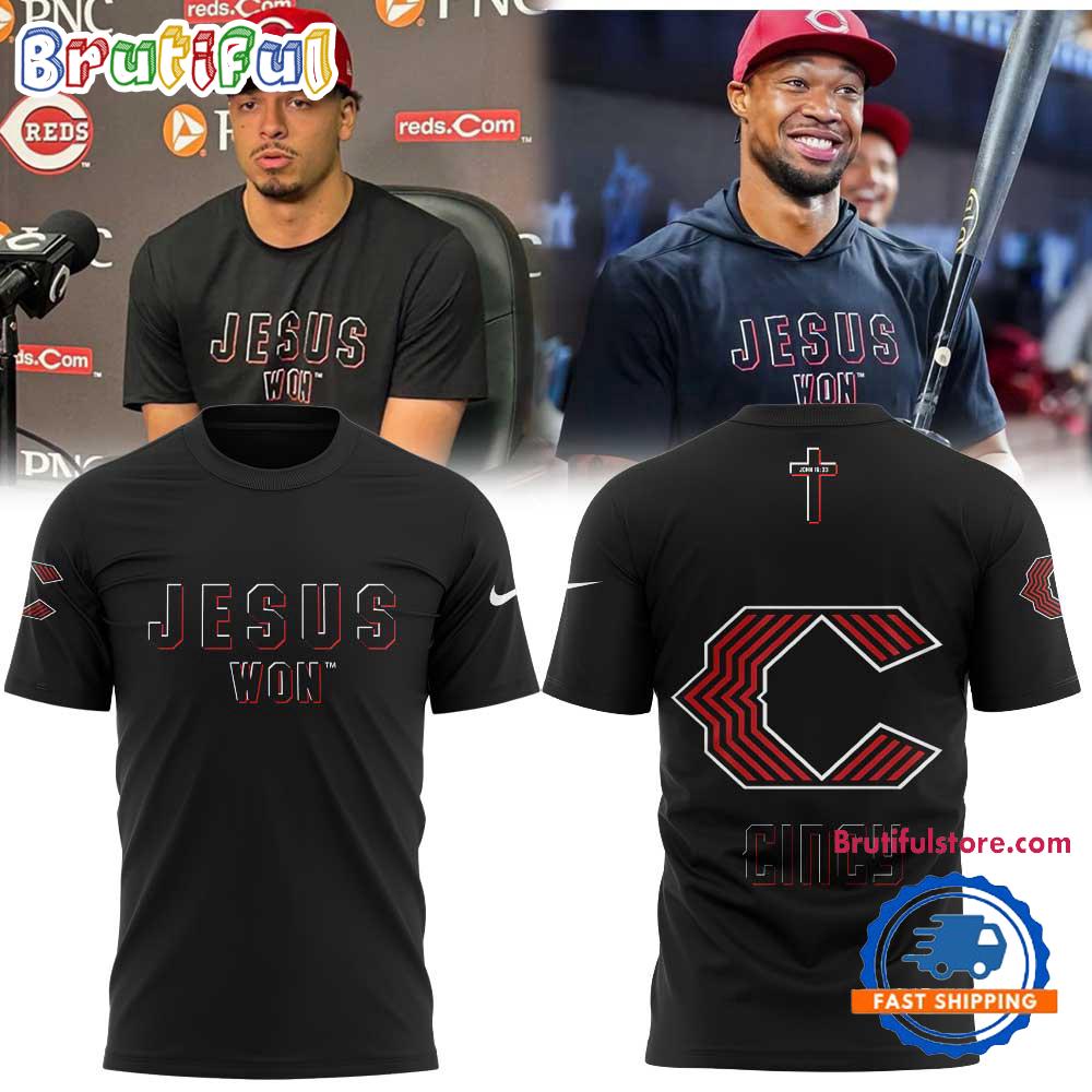 Cincinnati Reds Jesus Won 2026 T Shirt