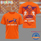Clemson Tigers 2025 NCAA Just Hate Us Limited 3D Shirt