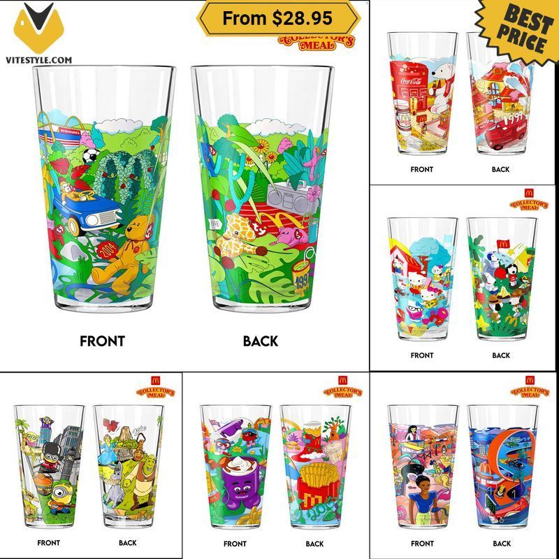 Collector’s Meal McDonald’s Glass cup