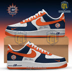 Connecticut Sun Navy Orange Custom Nike Air Force 1 Low Top