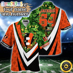 Customized NFL Cincinnati Bengals Hawaii Shirt St Patricks Day Aloha Shirt