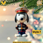 Snoopy Veteran Tribute Ornament