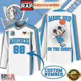 Dallas Mavericks Premium NBA Magic Drip Long Jersey Shirt