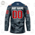 Danbury Hat Tricks Military Night 2025 Limited Hockey Jersey