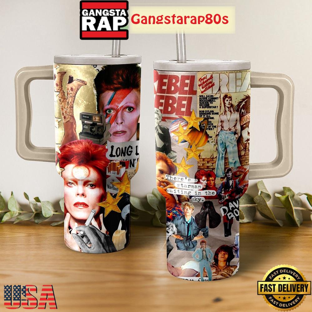 David Bowie Rebels Tumbler Cup 40oz