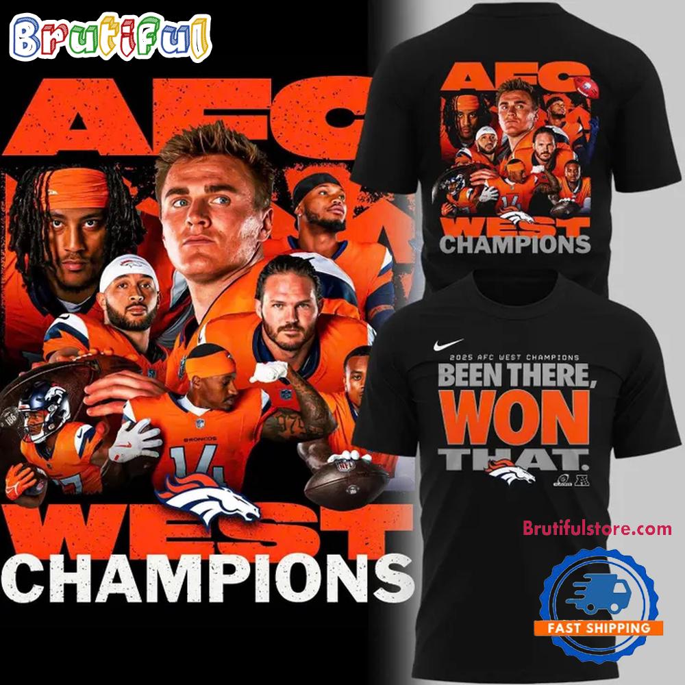 Denver Broncos AFC West Division Champions T Shirt