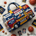 Denver Nuggets Quilted Duffle Bag
