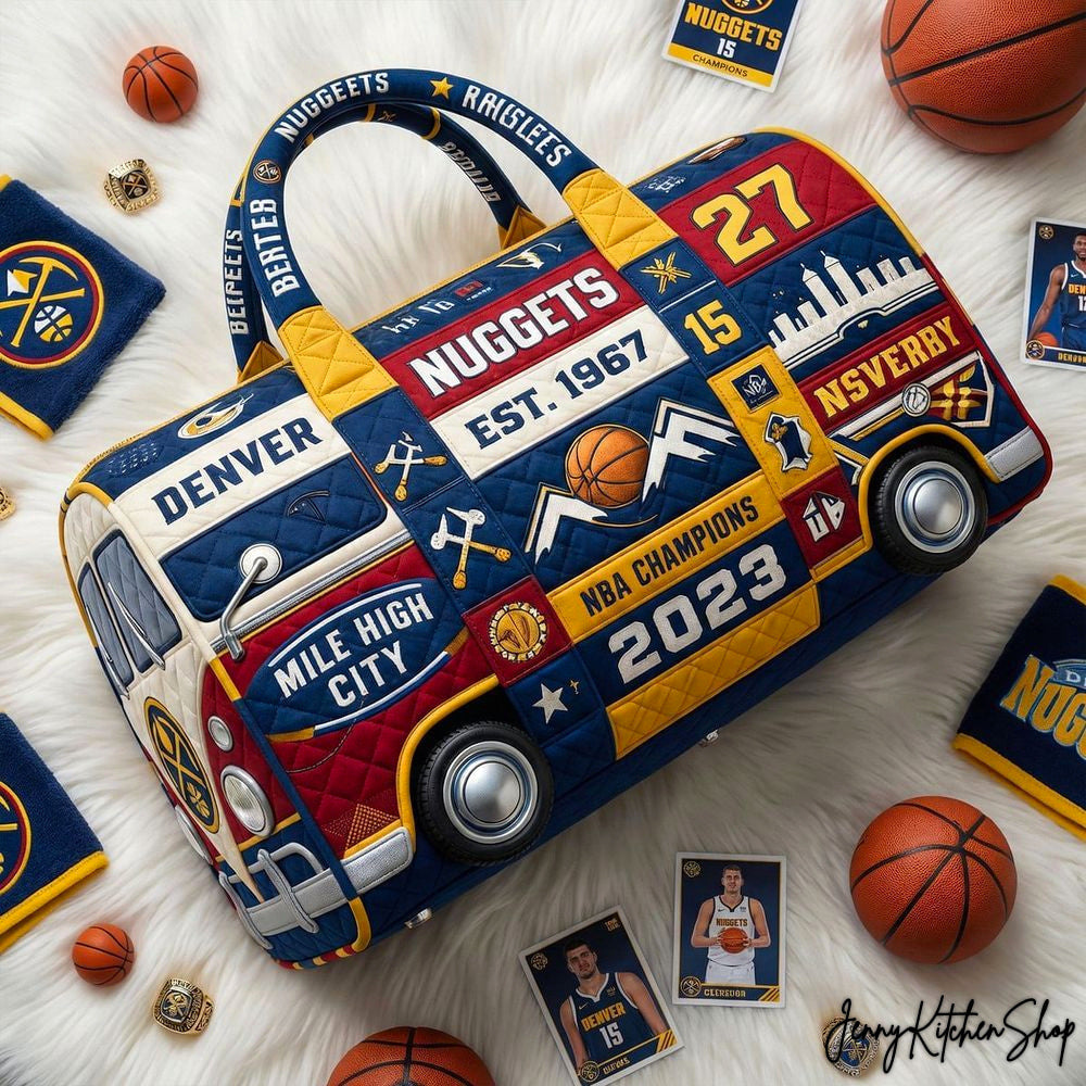 Denver Nuggets Quilted Duffle Bag