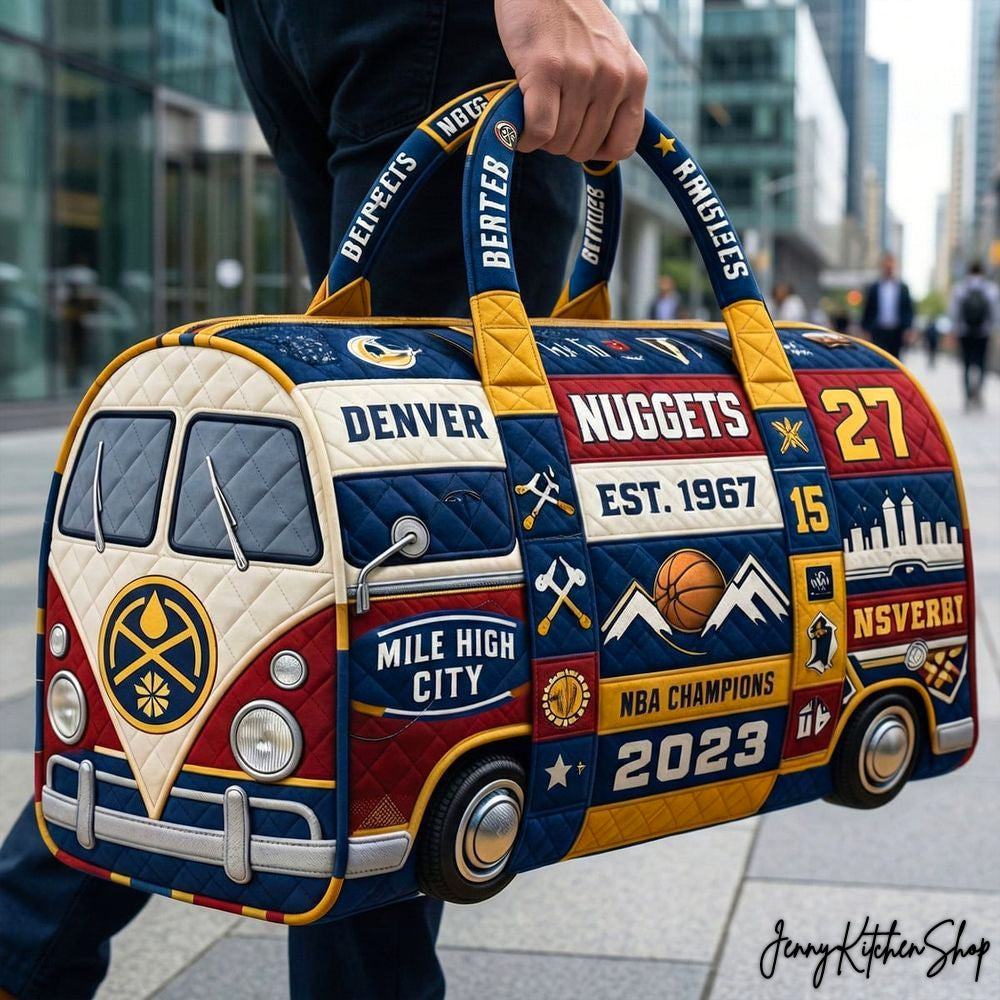 Denver Nuggets Quilted Duffle Bag