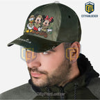 Disney Safari Adventure Personalized Distressed Green Embroidered Baseball Cap
