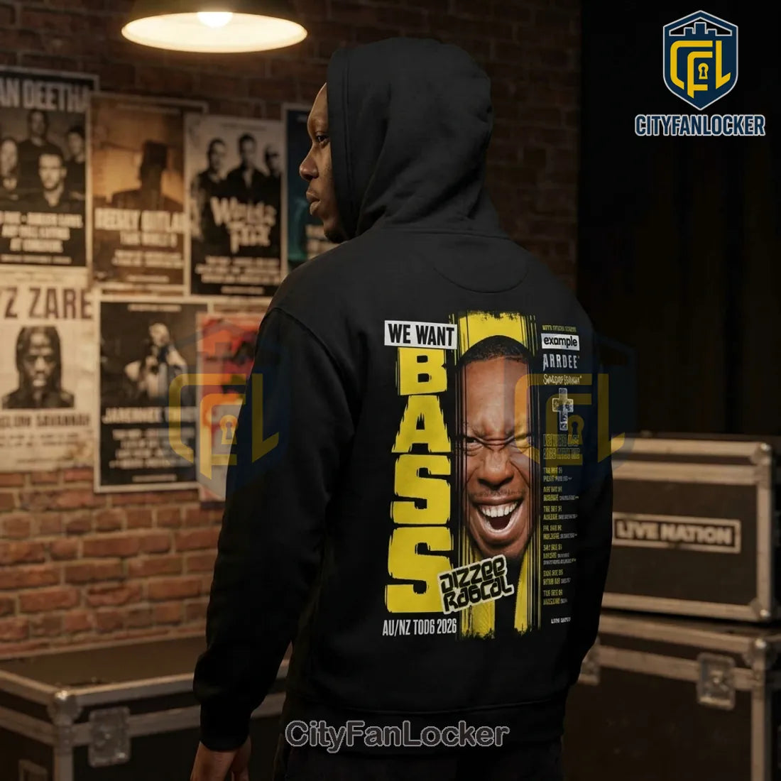Dizzee Rascal We Want Bass Concert 2026 Pullover Hoodie