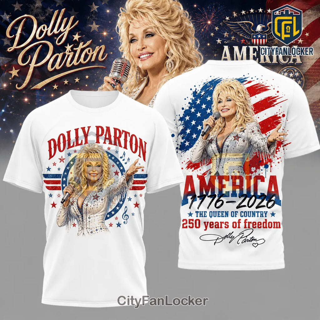 Dolly Parton America 1776-2026 Freedom T-Shirt