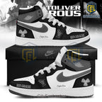 Don Toliver Nitrous Black and White AJ1 High Top Sneakers