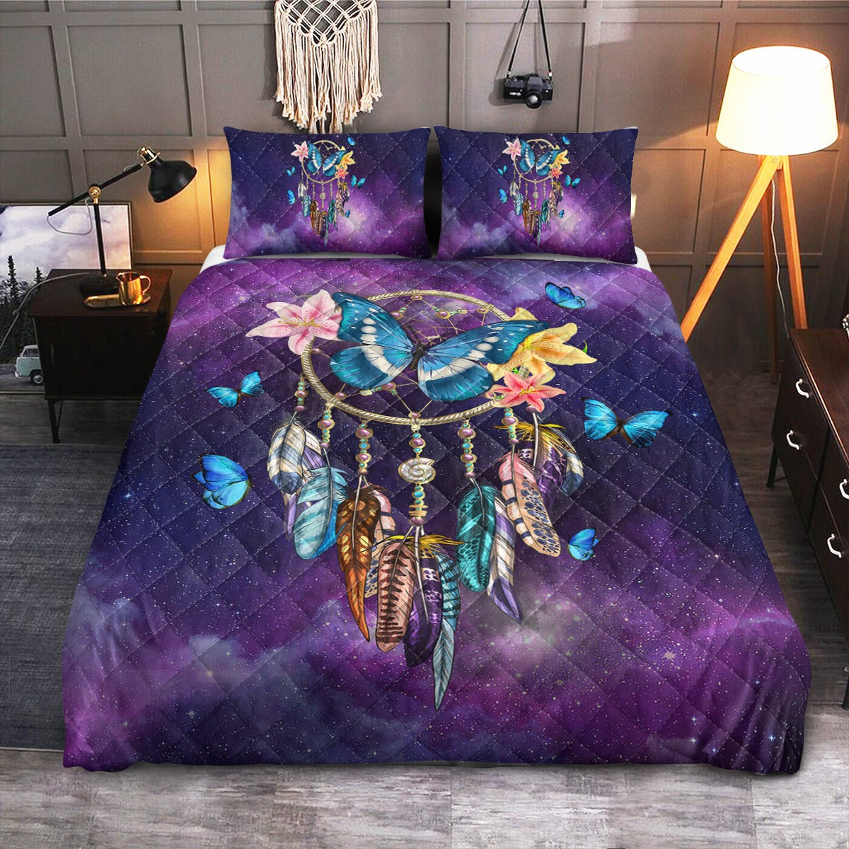 Hippie Quilt Bedding Set - Color Energy Bedroom Comfort