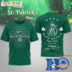 Duke Blue Devils 2026 NCAA Lucky St. Patricks Day Limited Edition 3D Shirt