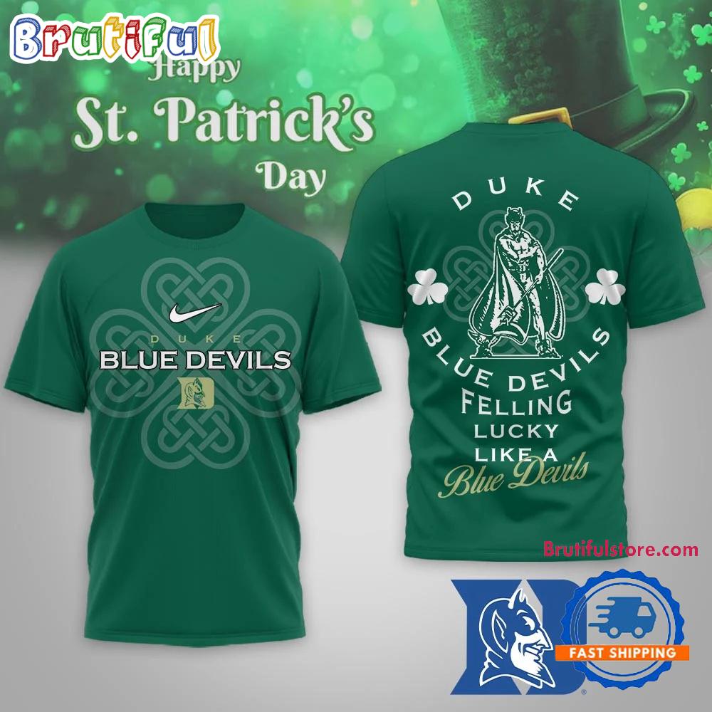 Duke Blue Devils 2026 NCAA Lucky St. Patricks Day Limited Edition 3D Shirt