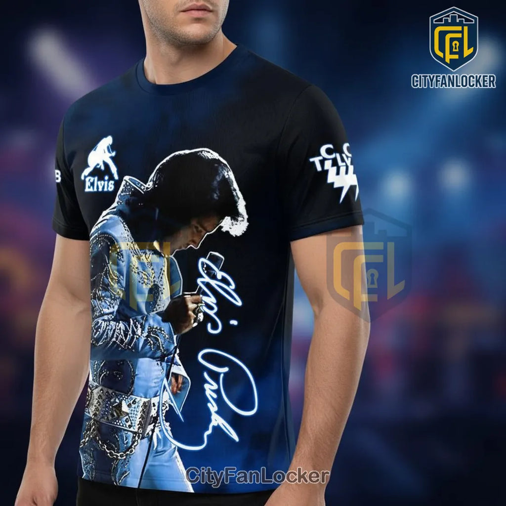 Elvis Presley Long Live The King Neon T-Shirt