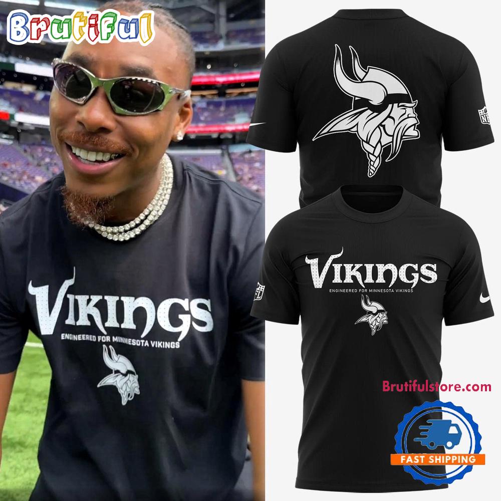 Engineered For Minnesota Vikings 2025 Hoodie T-Shirt