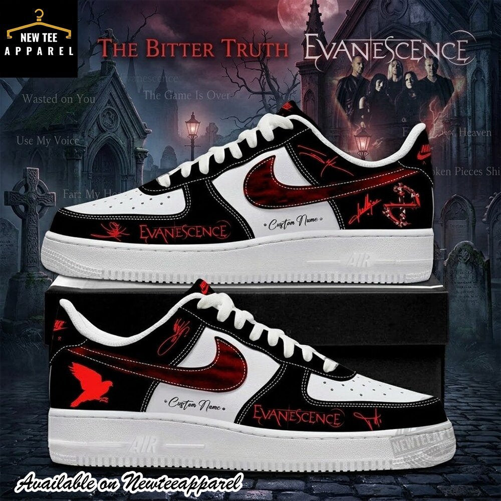 Evanescence Custom Name Nike Air Force 1 Sneakers