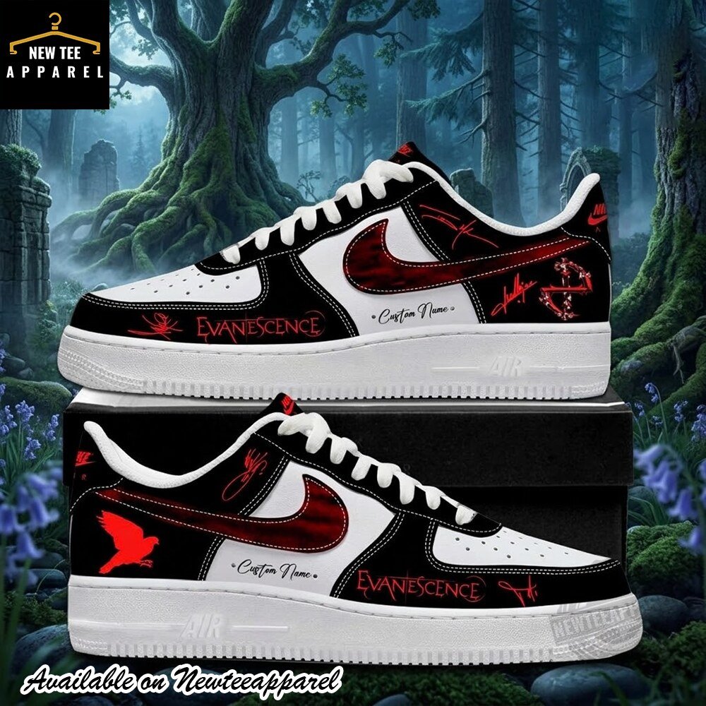 Evanescence Custom Name Nike Air Force 1 Sneakers