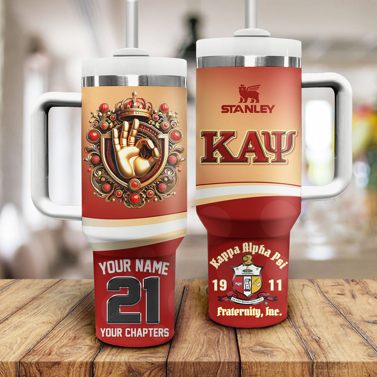 Kappa Alpha Psi Custom Tumbler