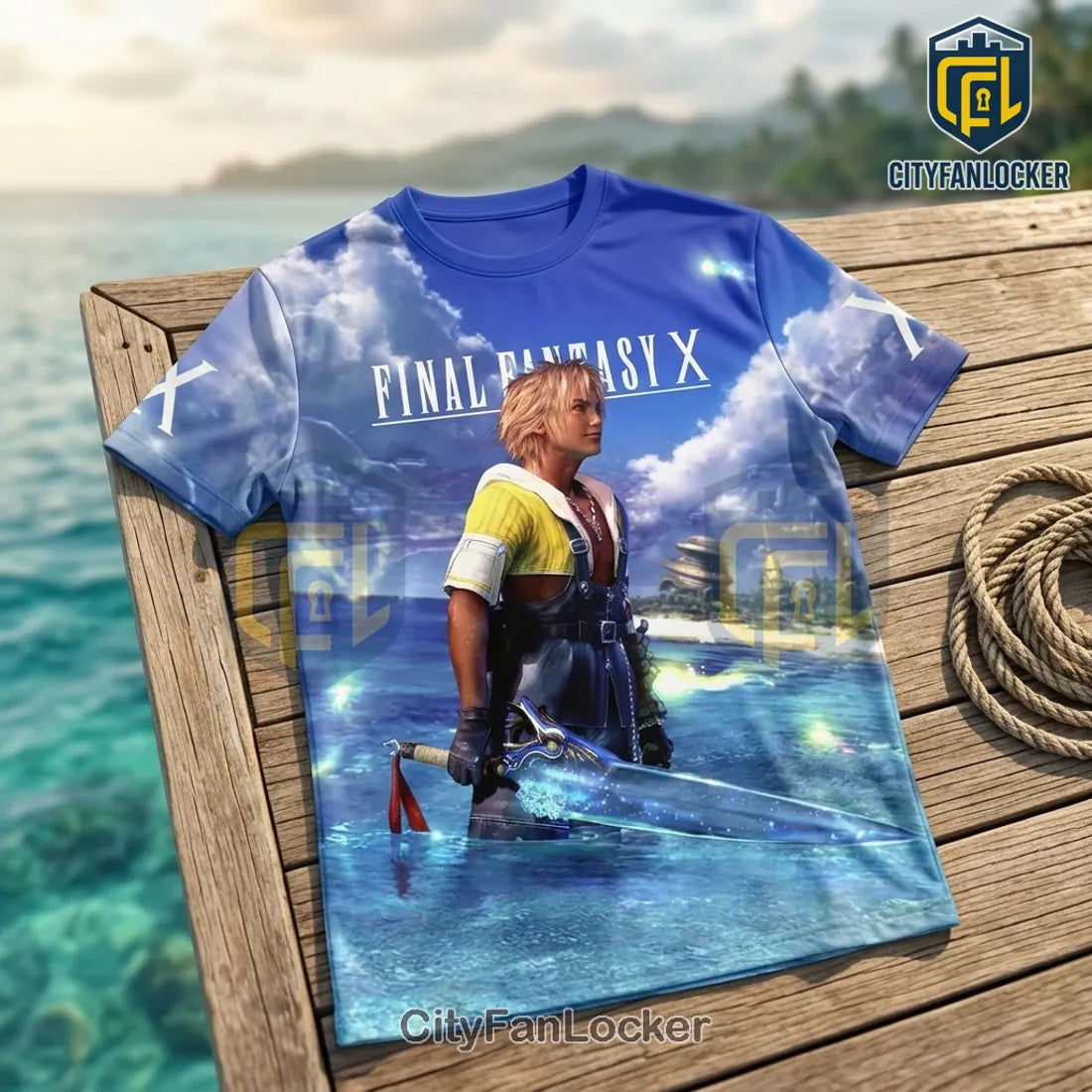 Final Fantasy X 25th Anniversary Tidus T-Shirt