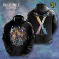 Final Fantasy X 25th Anniversary Yuna Black Hoodie 2026