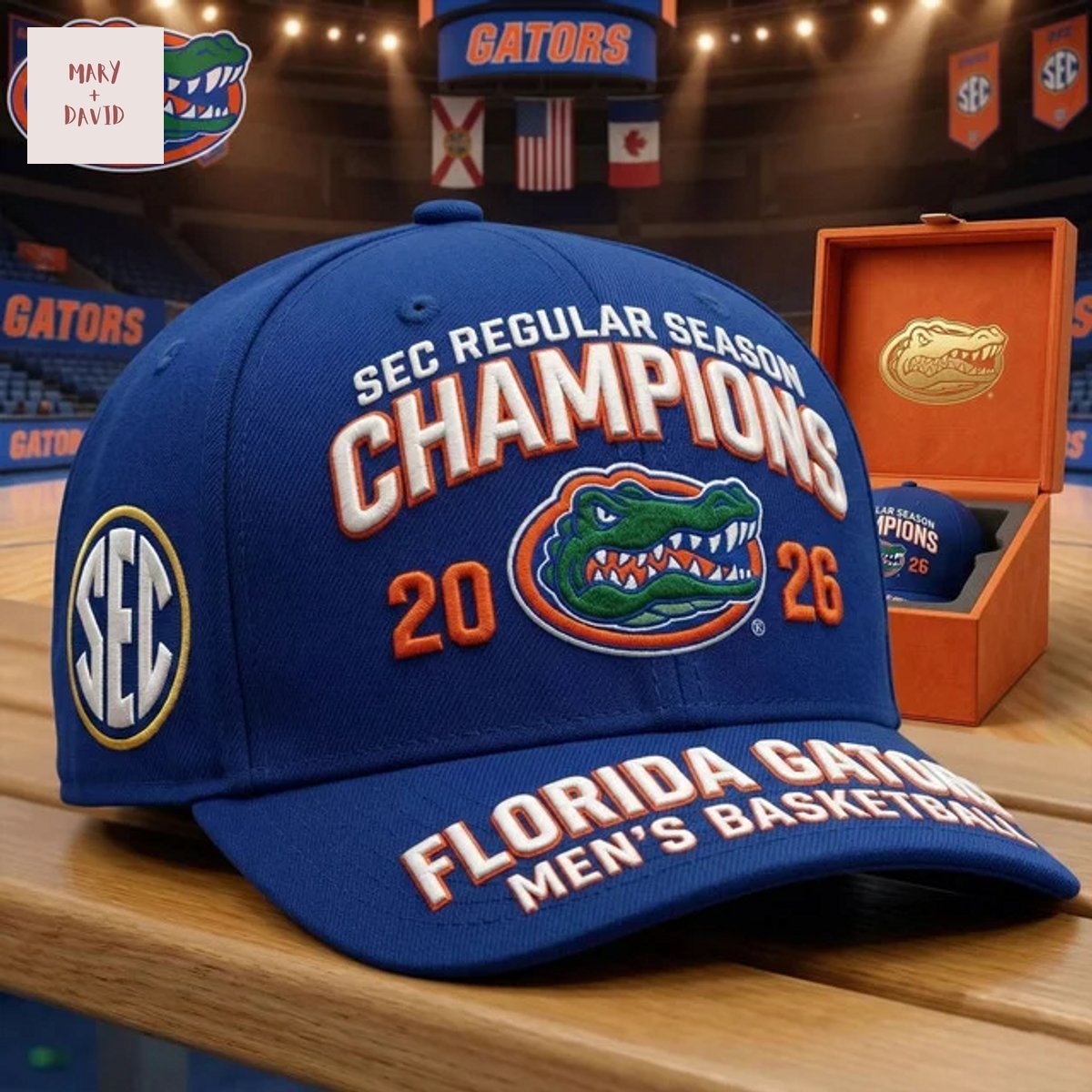 Florida Gators Men Basketball SEC Regular Season Champions Cap