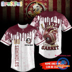 Florida State Seminoles NCAA I Bleed Baseball Jersey