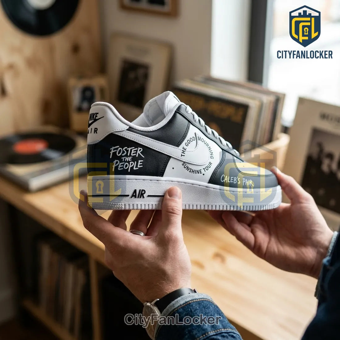 Foster The People Good Mourning Sunshine Tour Limited Custom Air Force 1