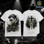 George Michael Tribute 2026 Portrait T-Shirt