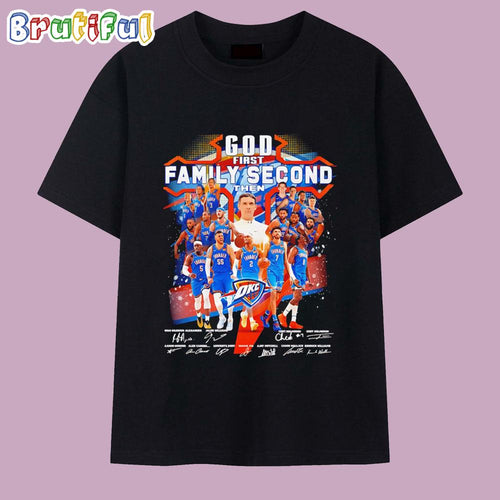 God First Family Second Thunder Always T Shirt