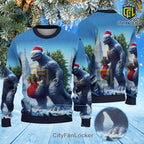 Godzilla Christmas Knitted Sweater 2025