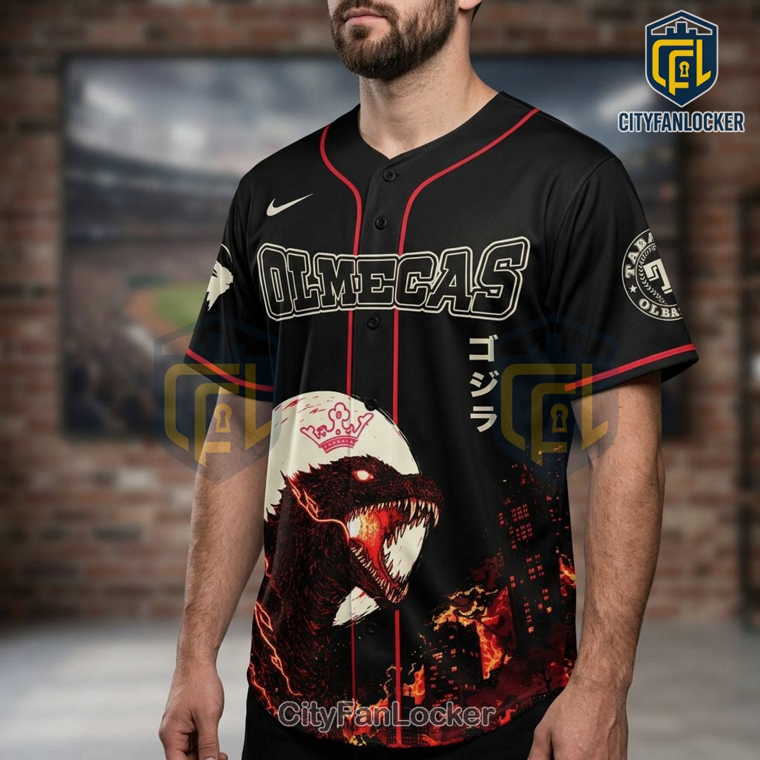 Godzilla Olmecas Limited Edition Baseball Jersey
