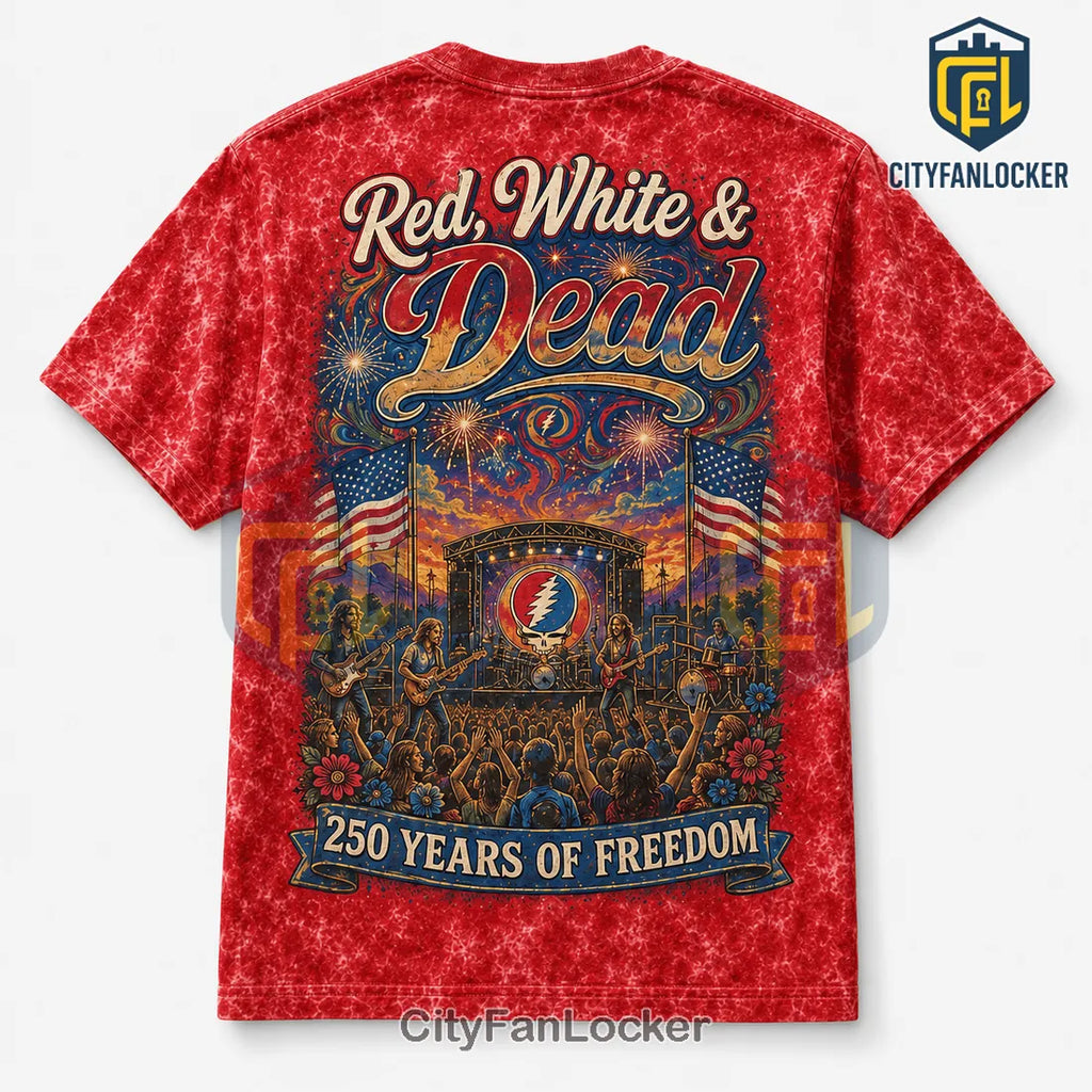 Grateful Dead America 250 Uncle Sam Skeleton T-Shirt