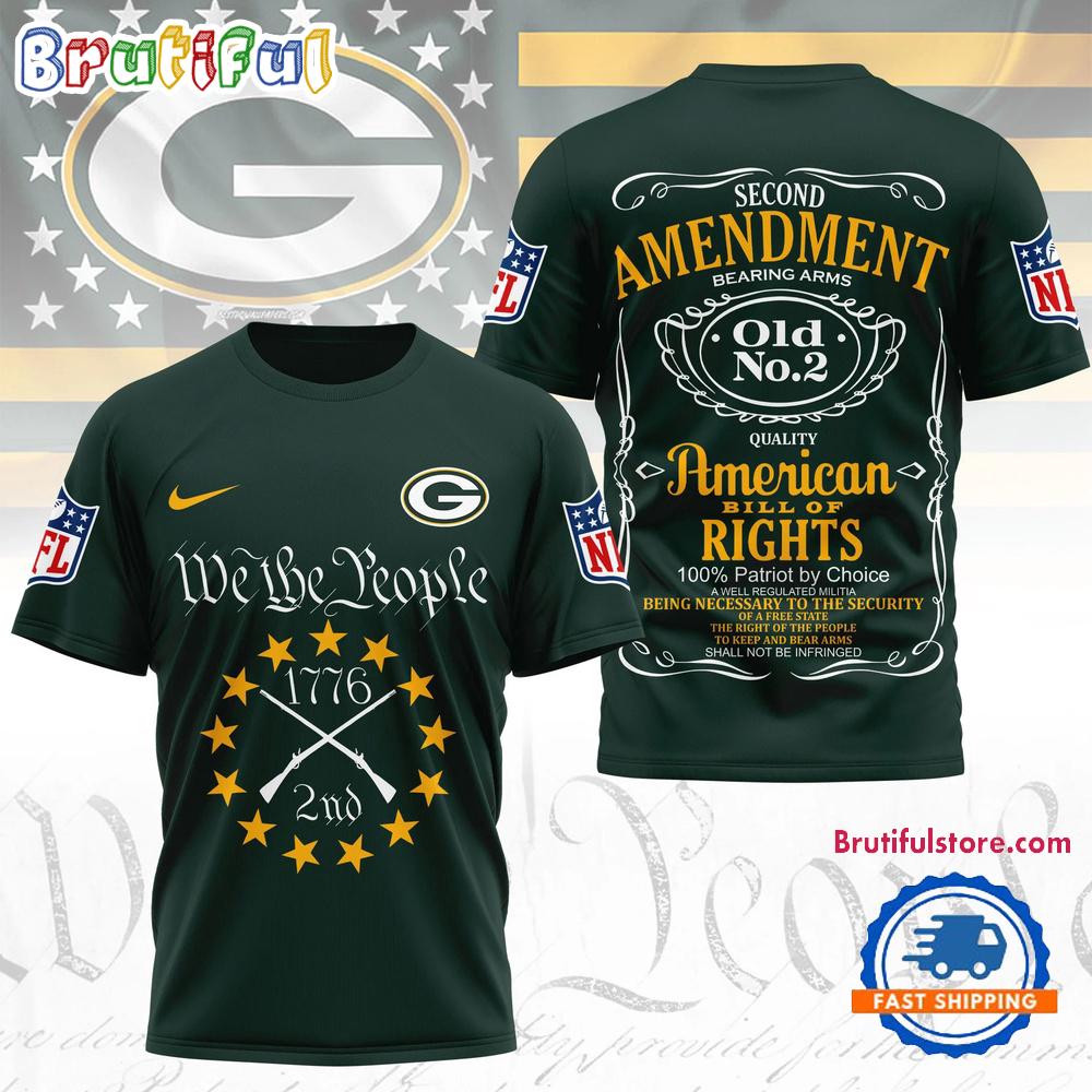Green Bay Packers NFL Second Amendment Limited Edition 3D Shirt