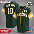 Green Bay Packers NFL Team Pride Baseball Jersey