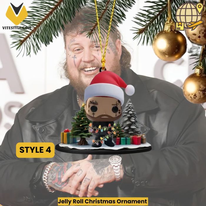Jelly Roll Christmas Ornament
