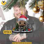 Jelly Roll Christmas Ornament