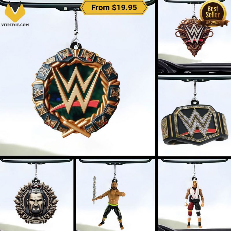 Halloween WWE Christmas Ornament
