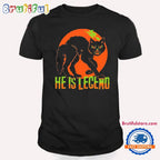 He Is Legend Spooky Cat Halloween Unisex T Shirt