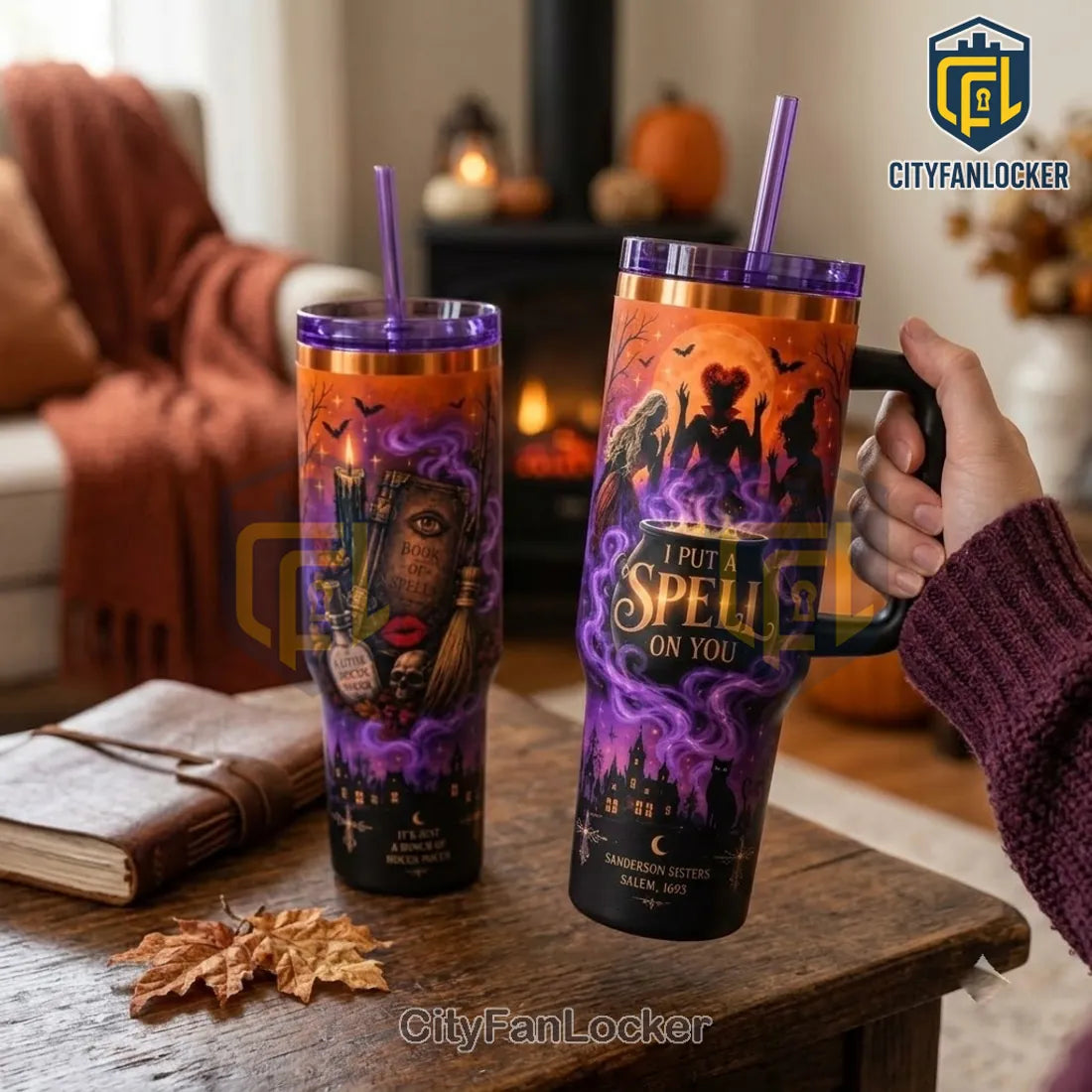 Hocus Pocus Sanderson Sisters Salem Stanley Tumbler