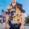 Pirates of The Caribbean 3D All Over Printed Hawaiian Shirt, Mickey Mouse Pirate Cruise Aloha Shirt, YoHo Summer Vacation Button Up
