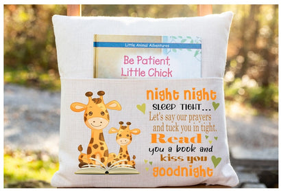 Giraffe Night Night Pocket Pillow